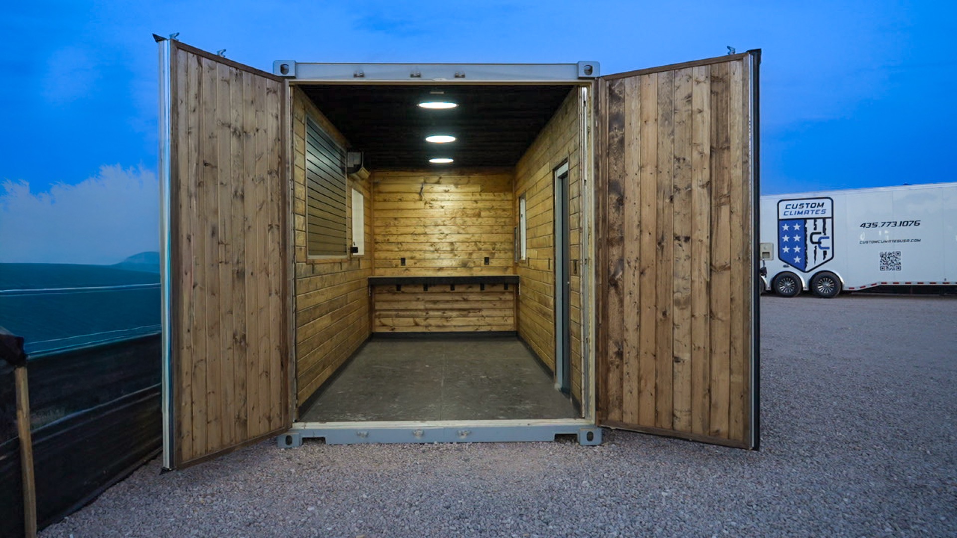 Office unit ready for early morning starts and late project meetings