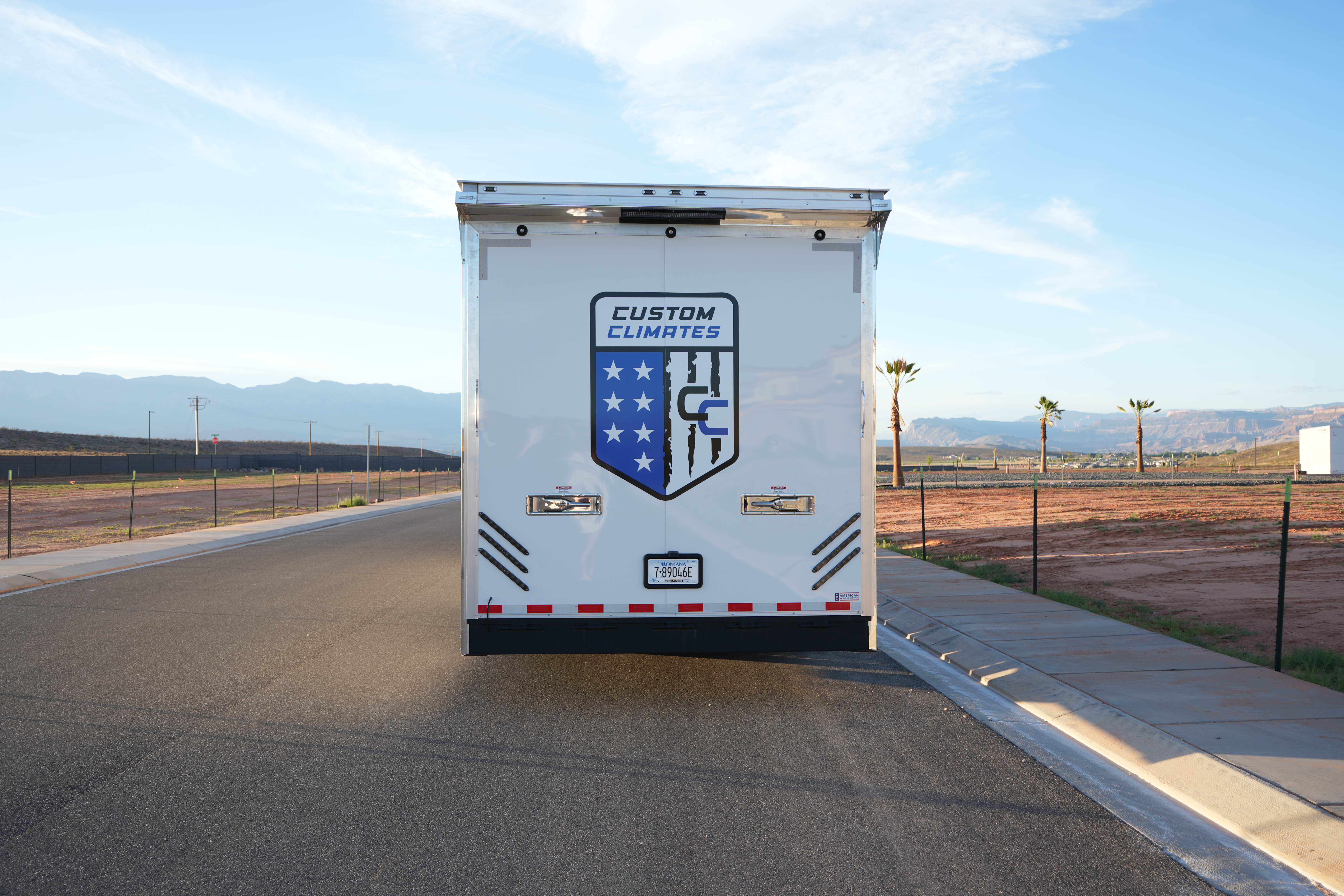 Trailer exterior close-up details