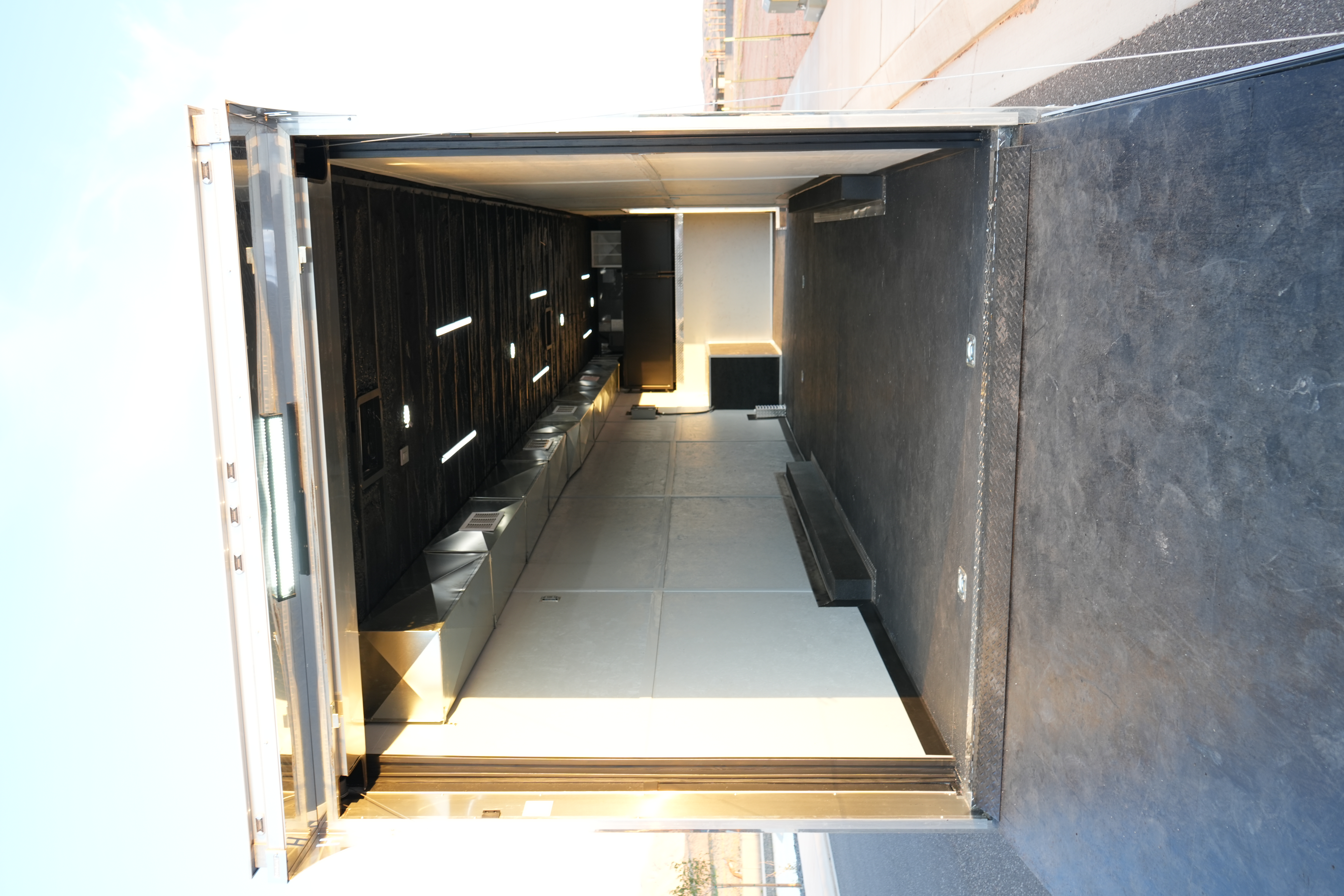 Climate controlled trailer interior